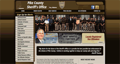 Desktop Screenshot of pikecountyalsheriff.com